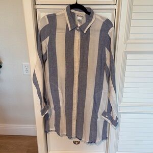 Tommy Bahama Rugby Beach Striped Dress/ coverup.  Size medium